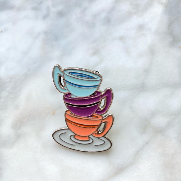 Disney Jewelry - Alice In Wonderland Teacups From The Mad Hatter's Tea Party Disney Pin